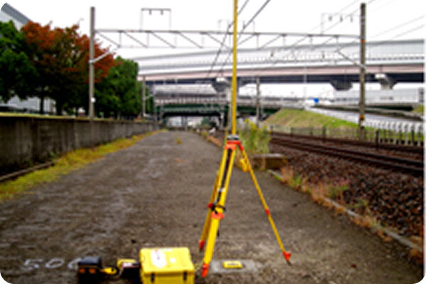 GNSS を使用した測量